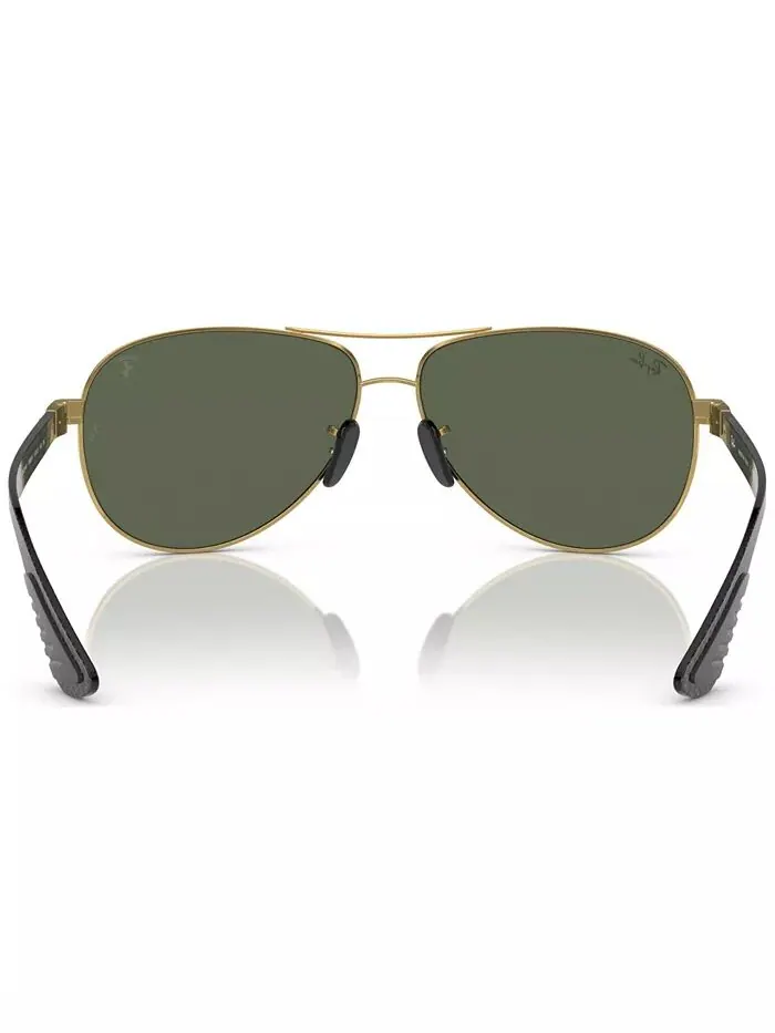 Мужские солнцезащитные очки Ray-Ban — изображение 4 из 7, золотистый