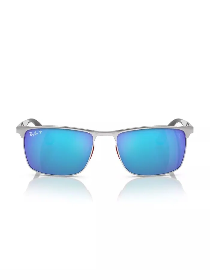 Поляризованные солнцезащитные очки унисекс Ray-Ban — изображение 3 из 5, серебряный