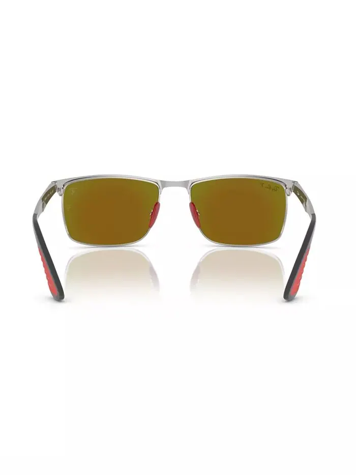 Поляризованные солнцезащитные очки унисекс Ray-Ban — изображение 4 из 5, серебряный