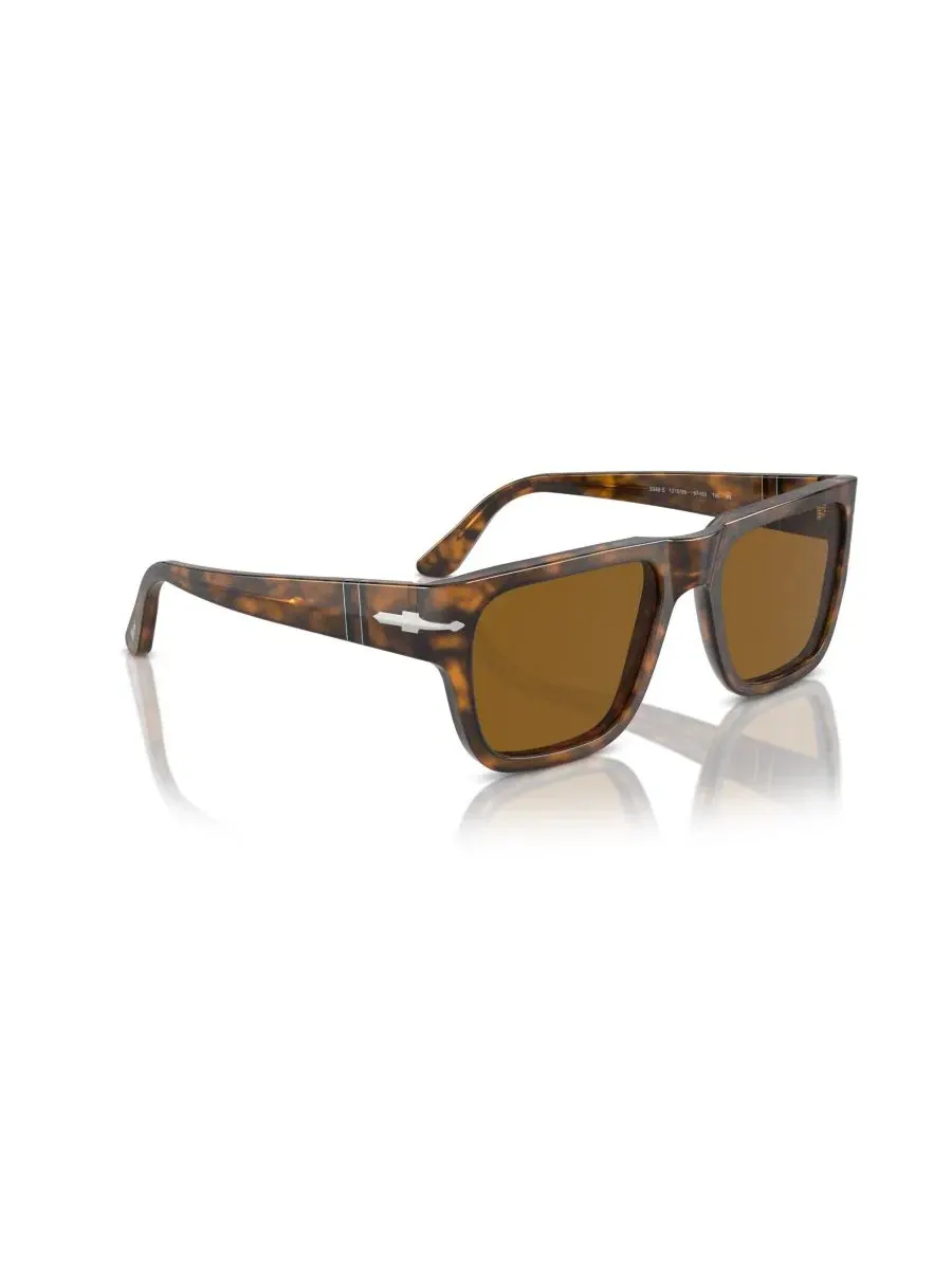 Очки солнцезащитные квадратные PO3348S Persol — изображение 6 из 6, коричневый