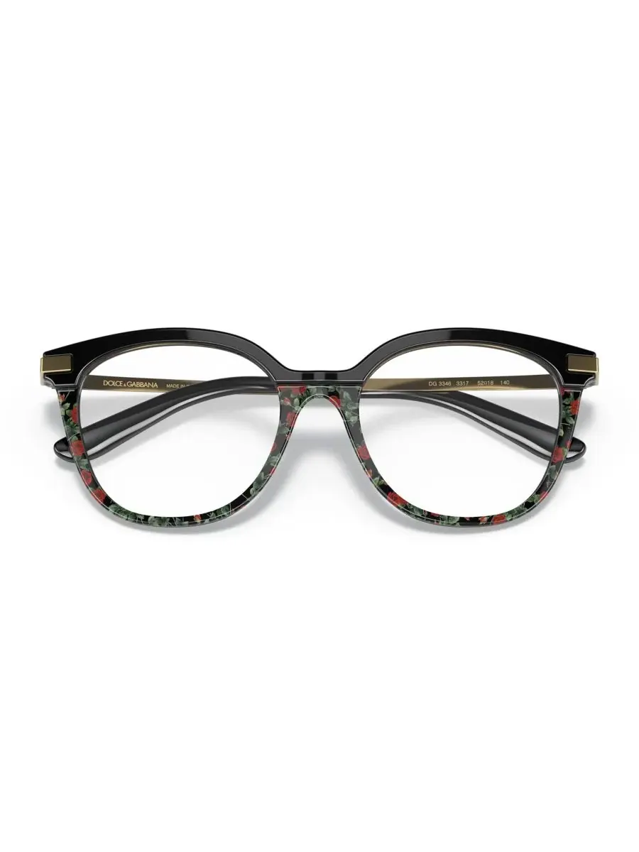 Очки женские Dolce&Gabbana DG3346 — изображение 5 из 5, черный красный