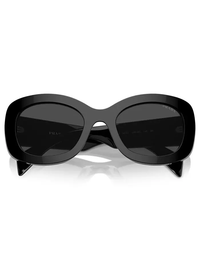 Овальные женские солнцезащитные очки, PR A13S PRADA — изображение 5 из 6, черный