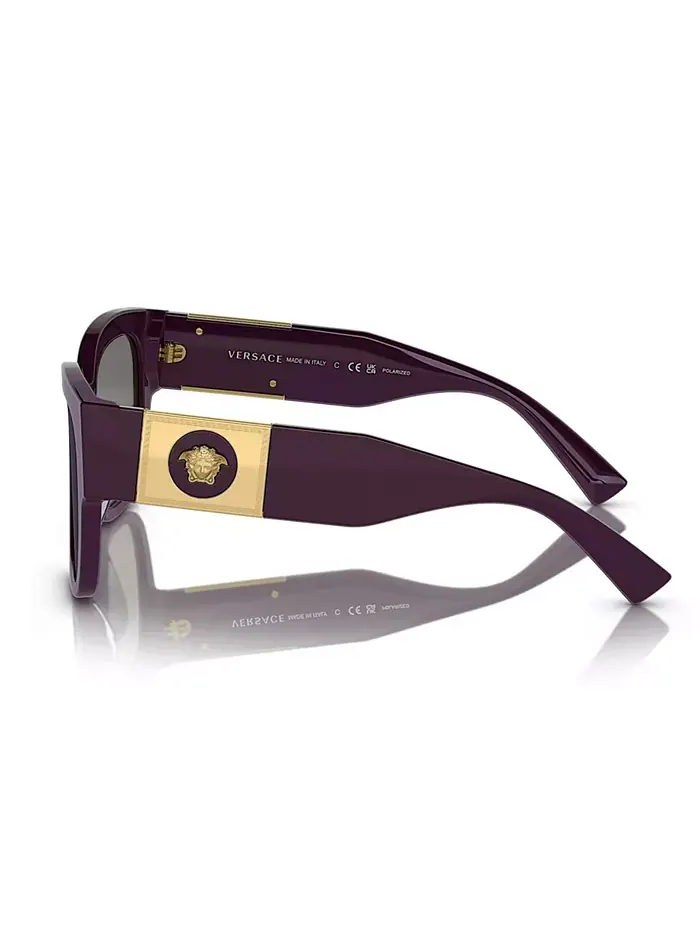 Женские поляризационные солнцезащитные очки, VE4437U Versace — изображение 3 из 6, бордо