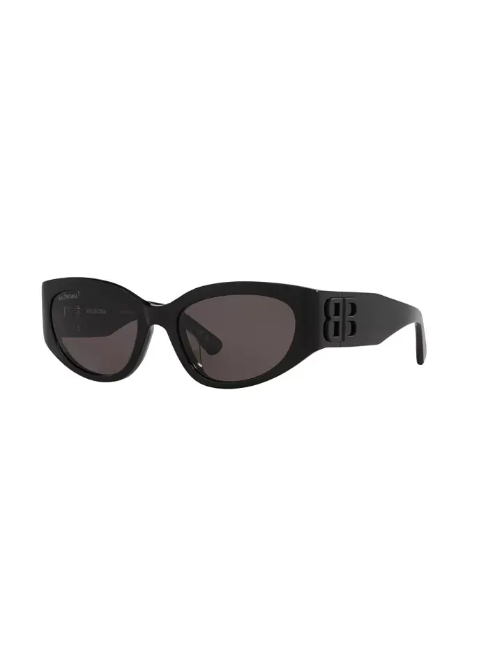 Женские овальные солнцезащитные очки, BB0324SK 6E000336 Balenciaga — изображение 1 из 5, черный