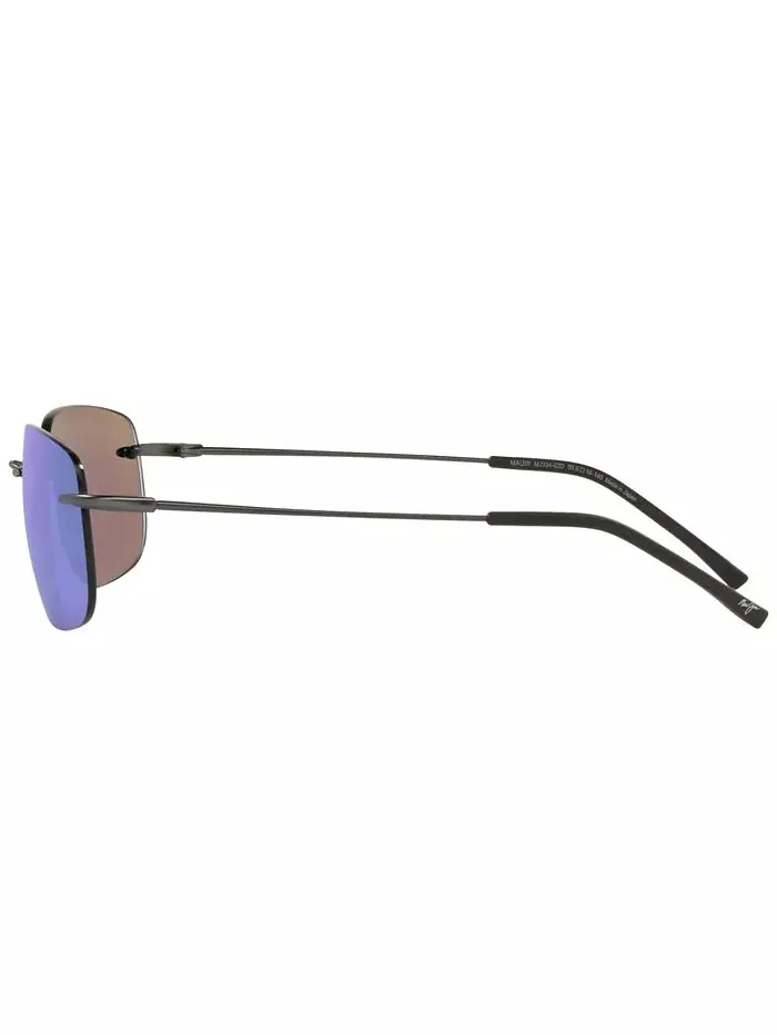 Поляризованные солнцезащитные очки унисекс Maui Jim — изображение 3 из 4, серый