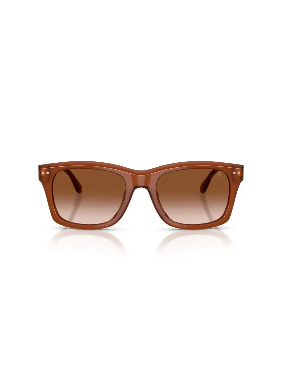 Солнцезащитные очки унисекс квадратной формы, RL8237U Ralph Lauren — изображение 2 из 6, коричневый