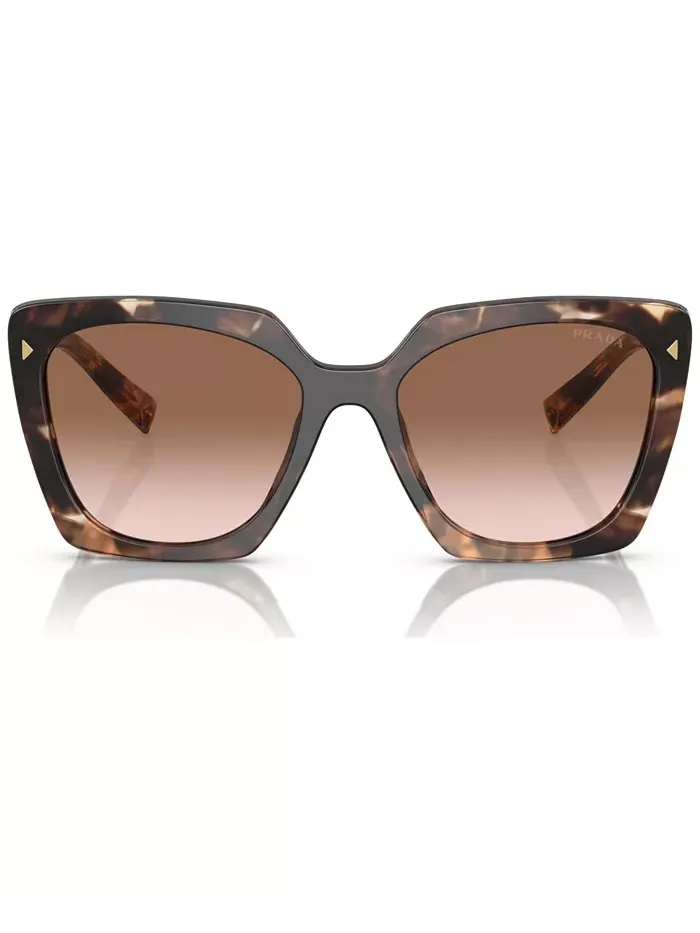 Солнцезащитные очки женские Signature Square, PR 23ZS PRADA — изображение 2 из 6, коричневый