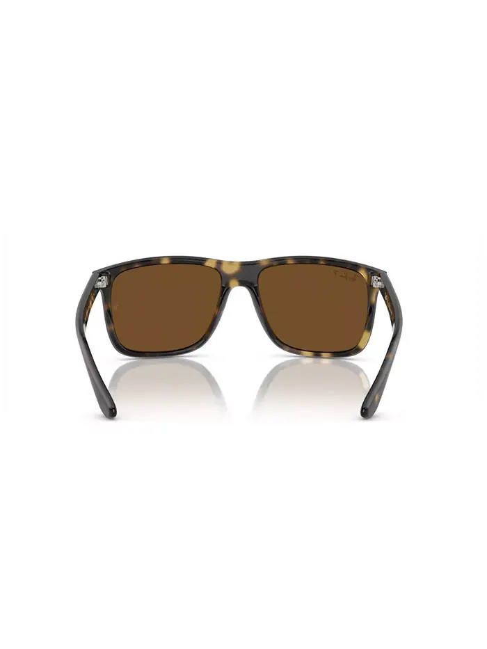 Унисекс солнцезащитные очки Boyfriend Two с поляризацией, RB4547 Ray-Ban — изображение 4 из 7, коричневый
