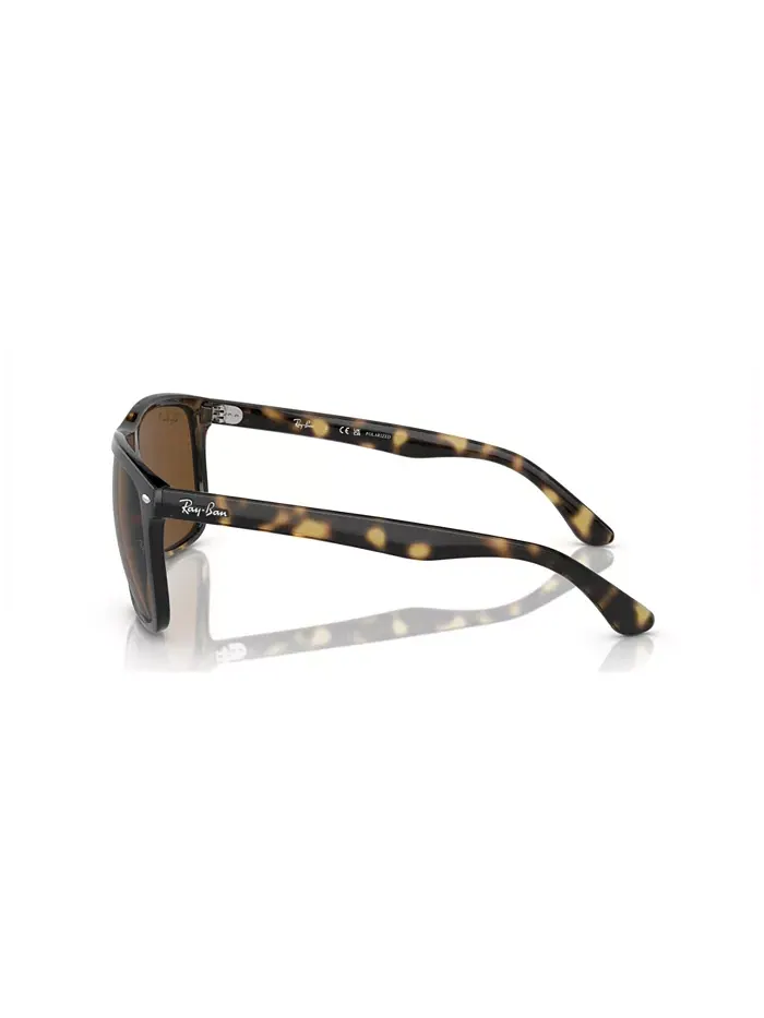 Унисекс солнцезащитные очки Boyfriend Two с поляризацией, RB4547 Ray-Ban — изображение 5 из 7, коричневый