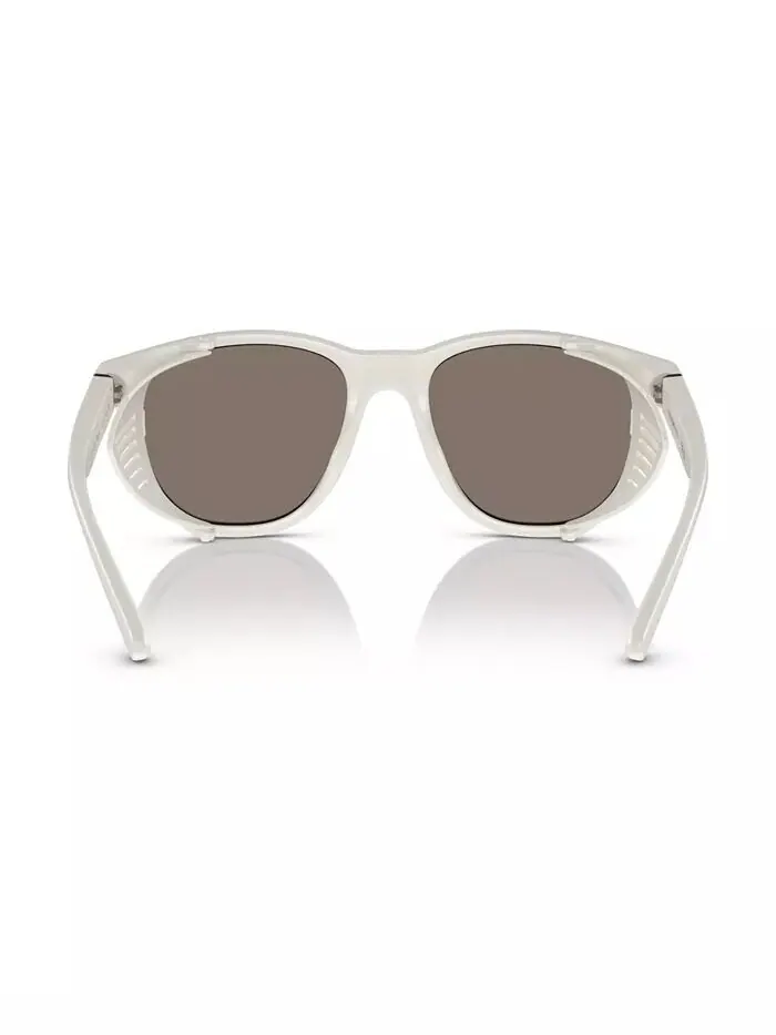 Мужские солнцезащитные очки, зеркальные EA4216U Emporio Armani — изображение 4 из 5, белый