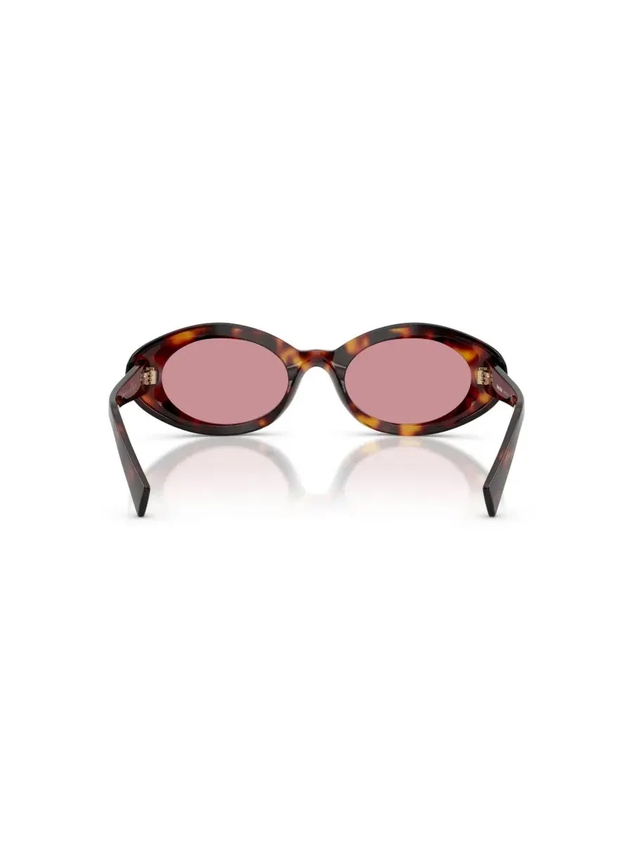 Овальные солнцезащитные очки MU B09S MIU MIU — изображение 2 из 11, коричневый