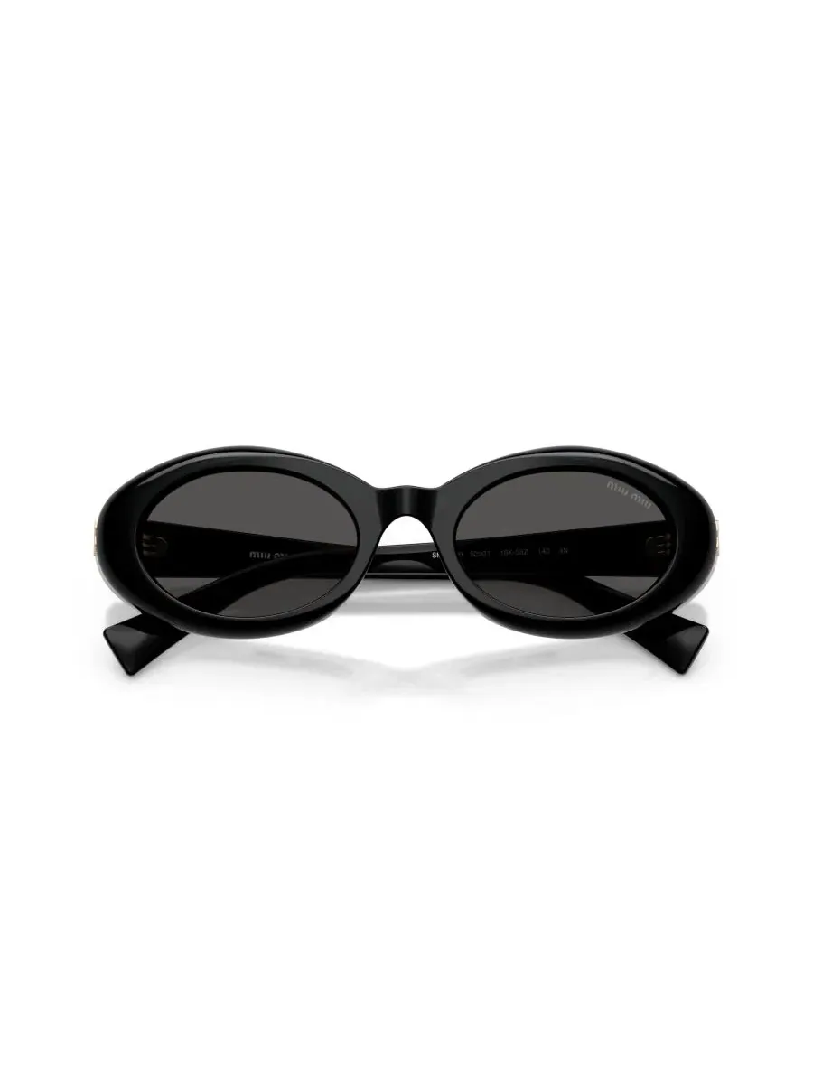 Овальные солнцезащитные очки MU B09S MIU MIU — изображение 11 из 11, коричневый