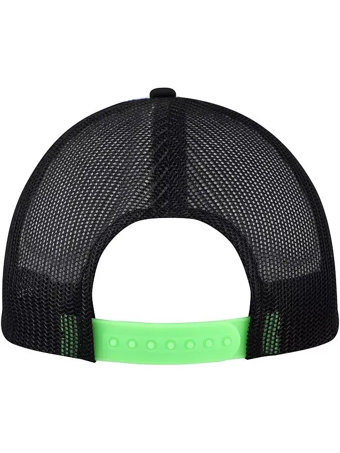 Мужская белая, черная регулируемая кепка Mountain Dew Do The Dew Foam Trucker Lids — изображение 2 из 4