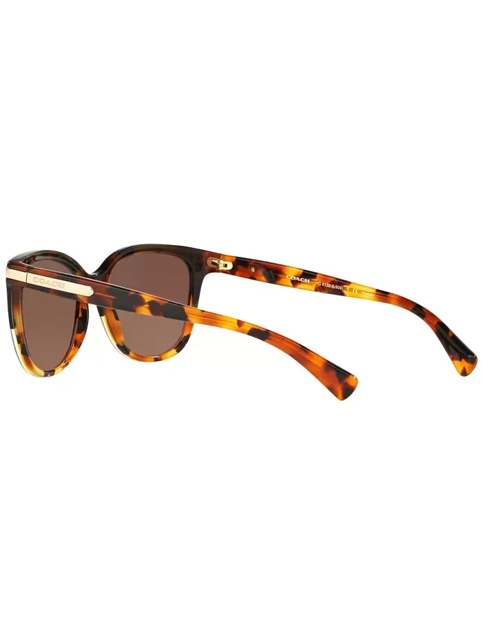 Поляризованные солнцезащитные очки, HC8132 COACH — изображение 6 из 9, коричневый