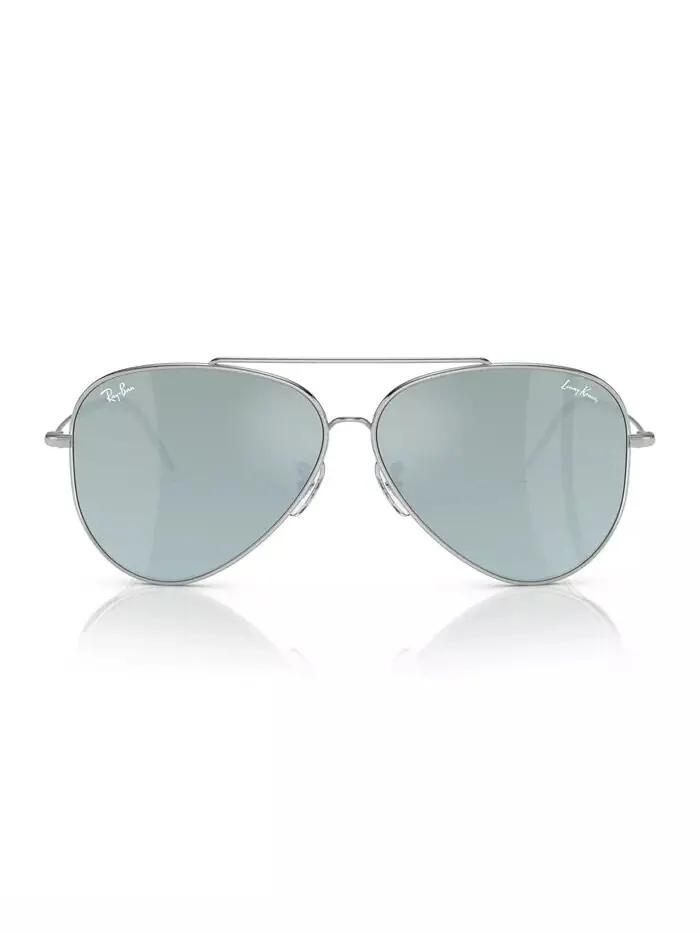 Солнцезащитные очки унисекс Ray-Ban — изображение 2 из 6, серебряный