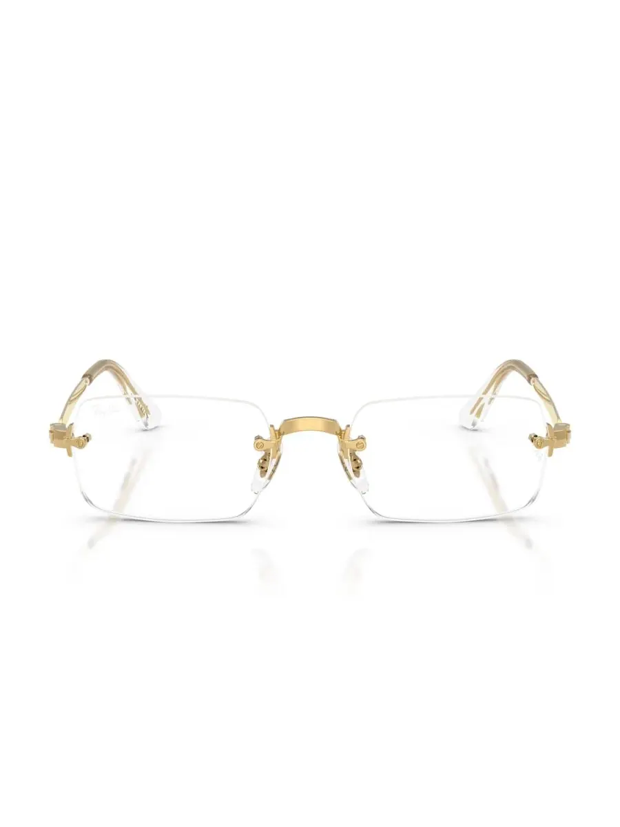 Очки унисекс прямоугольной формы, RB3928V Ray-Ban, arista золото — изображение 4 из 5, золотистый