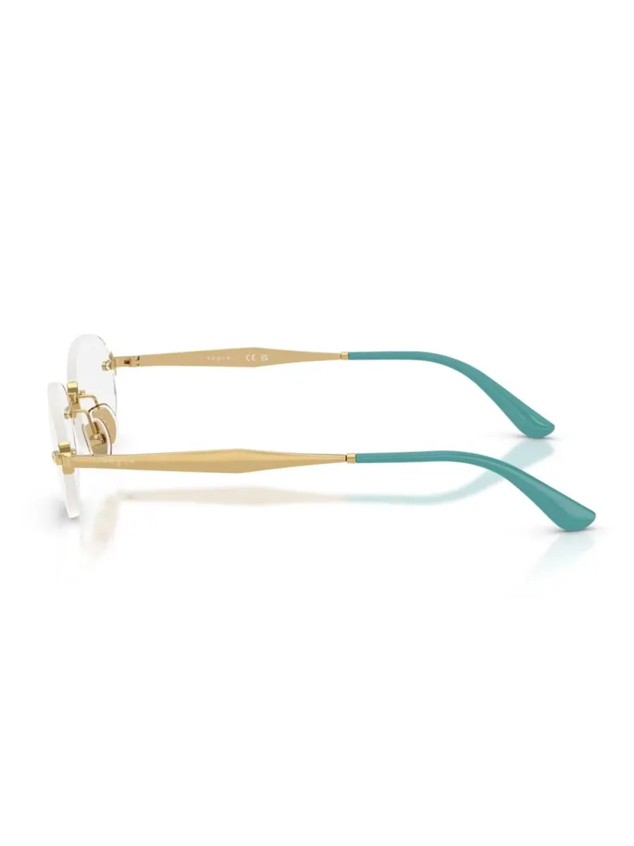 Женские круглые очки, VO4343 Vogue Eyewear — изображение 3 из 6, золото