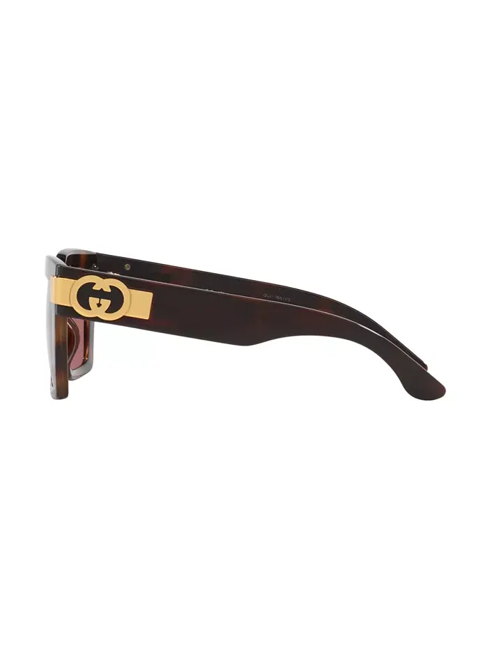Женские солнцезащитные очки большого размера, GG1689S GC002292 Gucci — изображение 3 из 5, коричневый