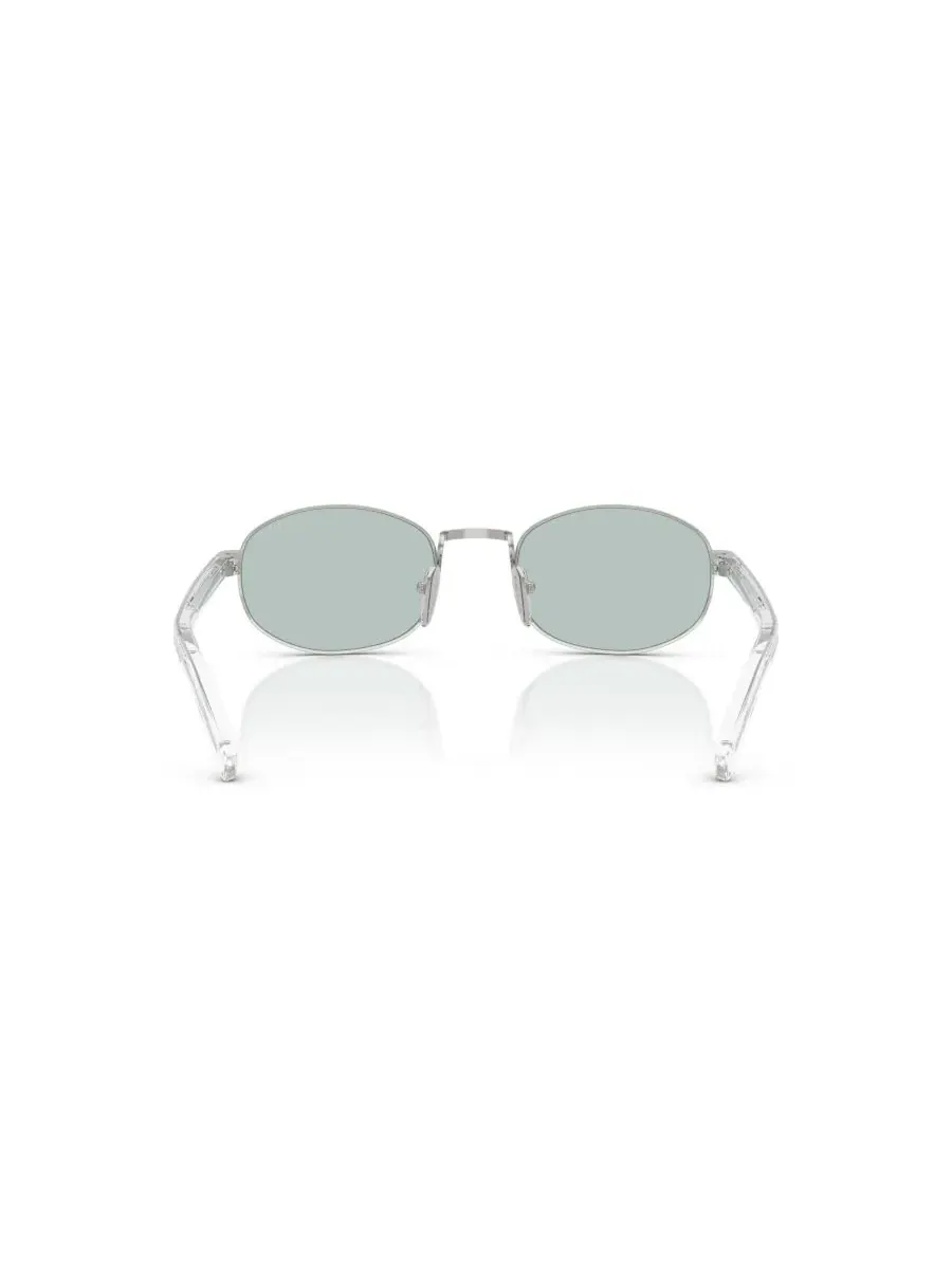 Женские овальные солнцезащитные очки Prada, PR B53S Persol — изображение 4 из 5, серебряный