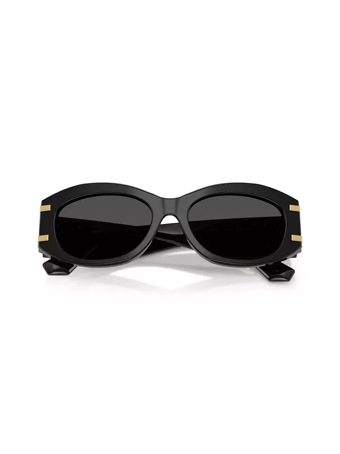 Женские солнцезащитные очки большого размера, DG4502 Dolce&Gabbana — изображение 2 из 6, черный