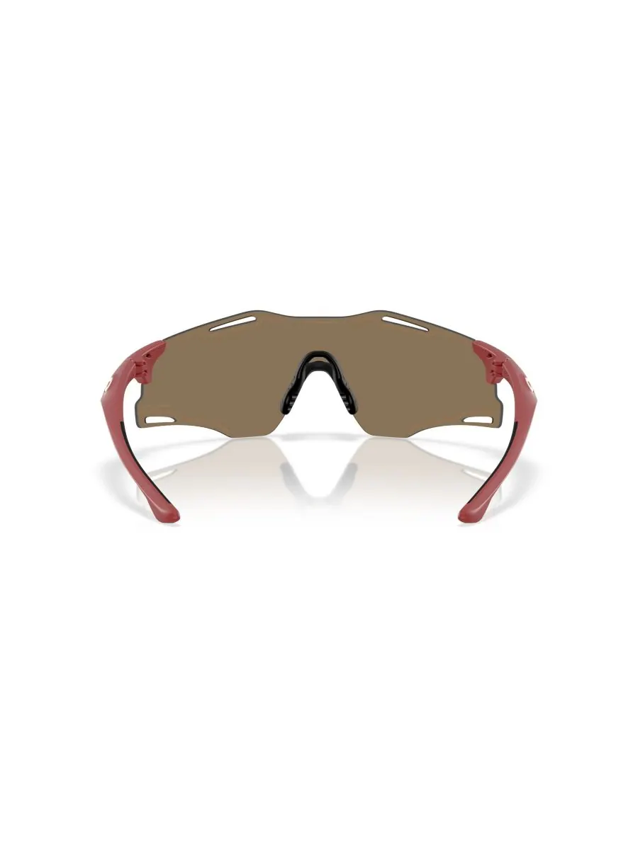 Солнцезащитные очки унисекс прямоугольной формы, Cybr Zero OO9512D Oakley — изображение 4 из 8, красный
