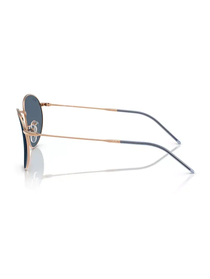Унисекс круглые солнцезащитные очки с обратной оправой, RBR0103S Ray-Ban — изображение 3 из 6, розовое золото