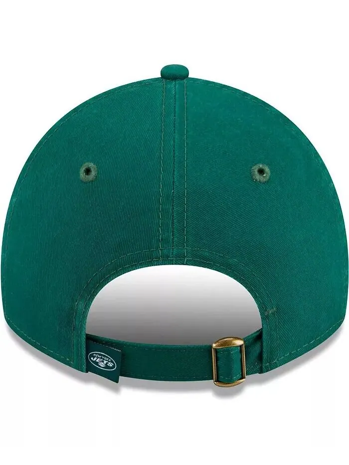 Женская зеленая кепка New York Jets Game Day Flower 9TWENTY Adjustable New Era — изображение 3 из 4