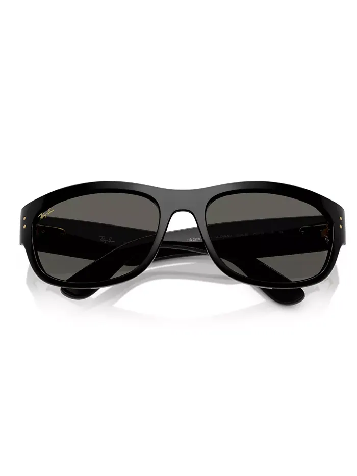 Унисекс солнцезащитные очки Mega Balorama, RB2289 Ray-Ban — изображение 3 из 7, черный