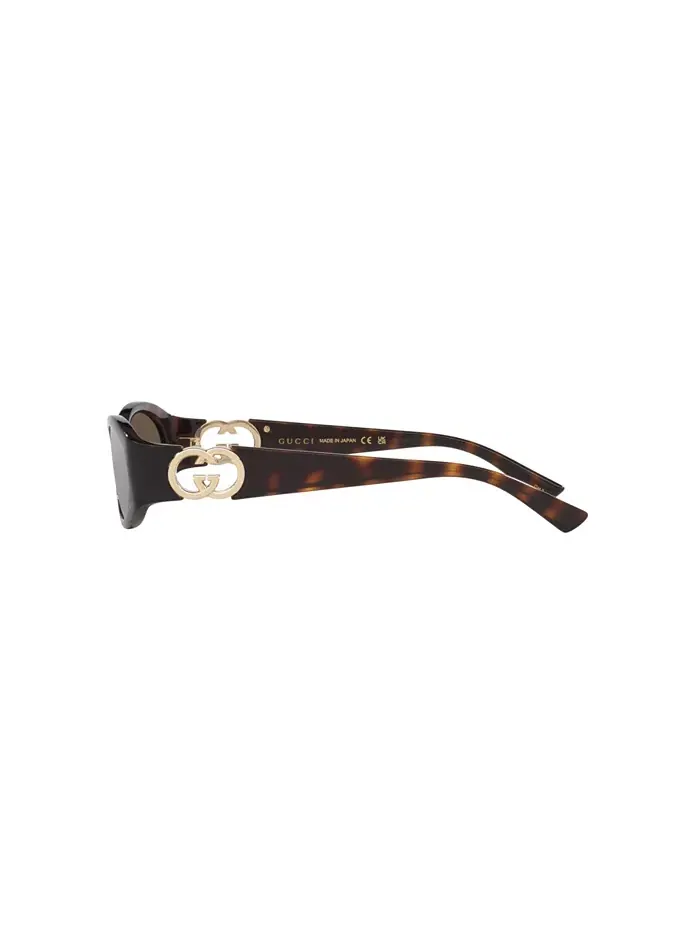 Женские круглые солнцезащитные очки, GG1660S GC002278 Gucci — изображение 3 из 5, коричневый