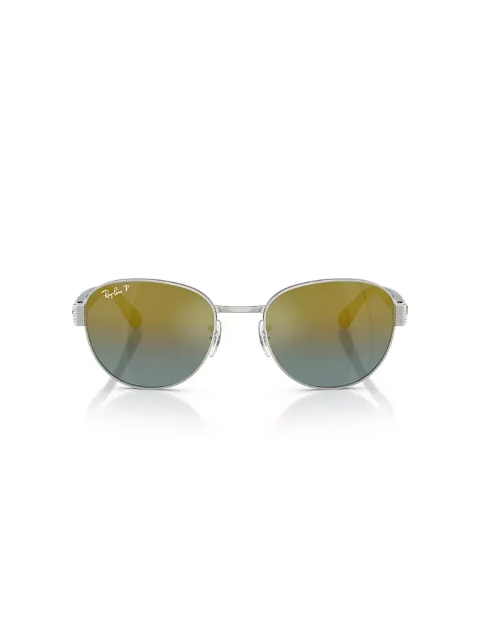 Унисекс поляризационные солнцезащитные очки, RB3766CH Ray-Ban — изображение 2 из 4, серебряный