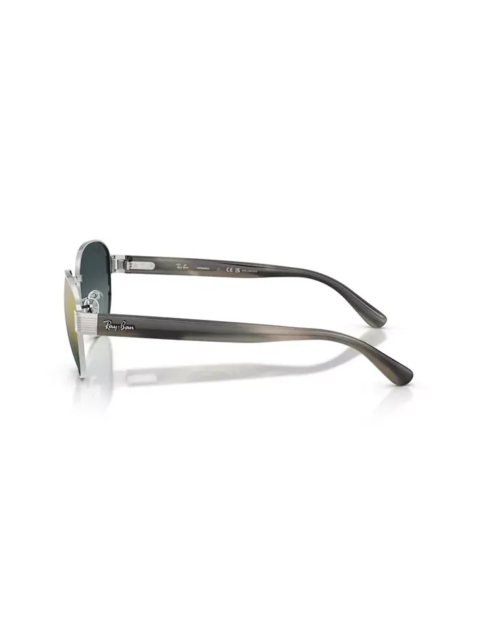 Унисекс поляризационные солнцезащитные очки, RB3766CH Ray-Ban — изображение 3 из 4, серебряный