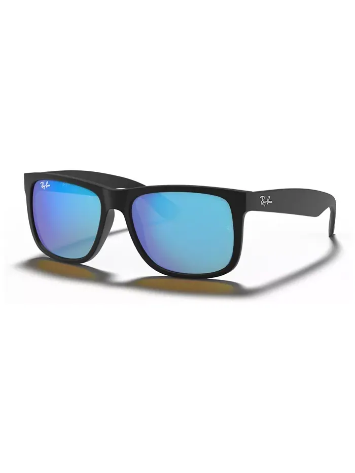 Унисекс солнцезащитные очки, RB4165 Justin Mirror Ray-Ban — изображение 1 из 7, зеленый