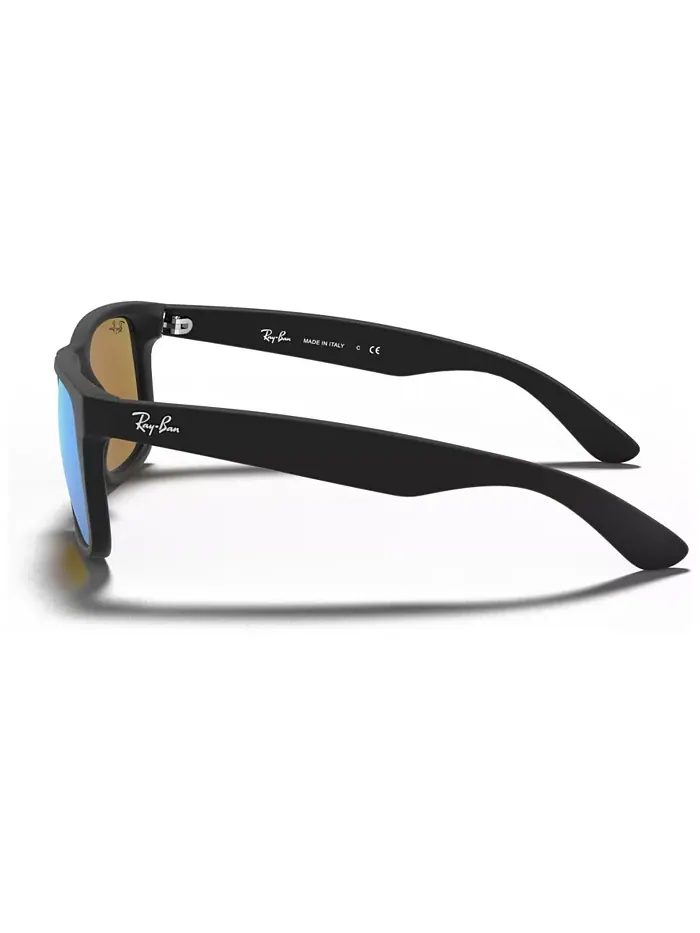 Унисекс солнцезащитные очки, RB4165 Justin Mirror Ray-Ban — изображение 3 из 7, зеленый