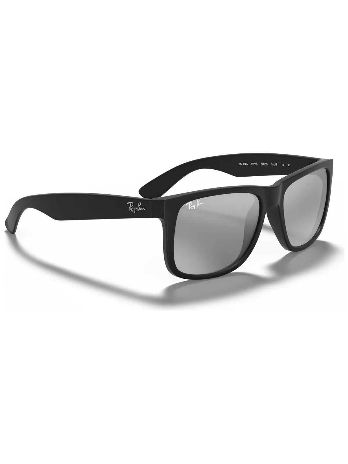 Солнцезащитные очки джастин зеркало rb4165 Ray-Ban — изображение 5 из 14, черный/серый