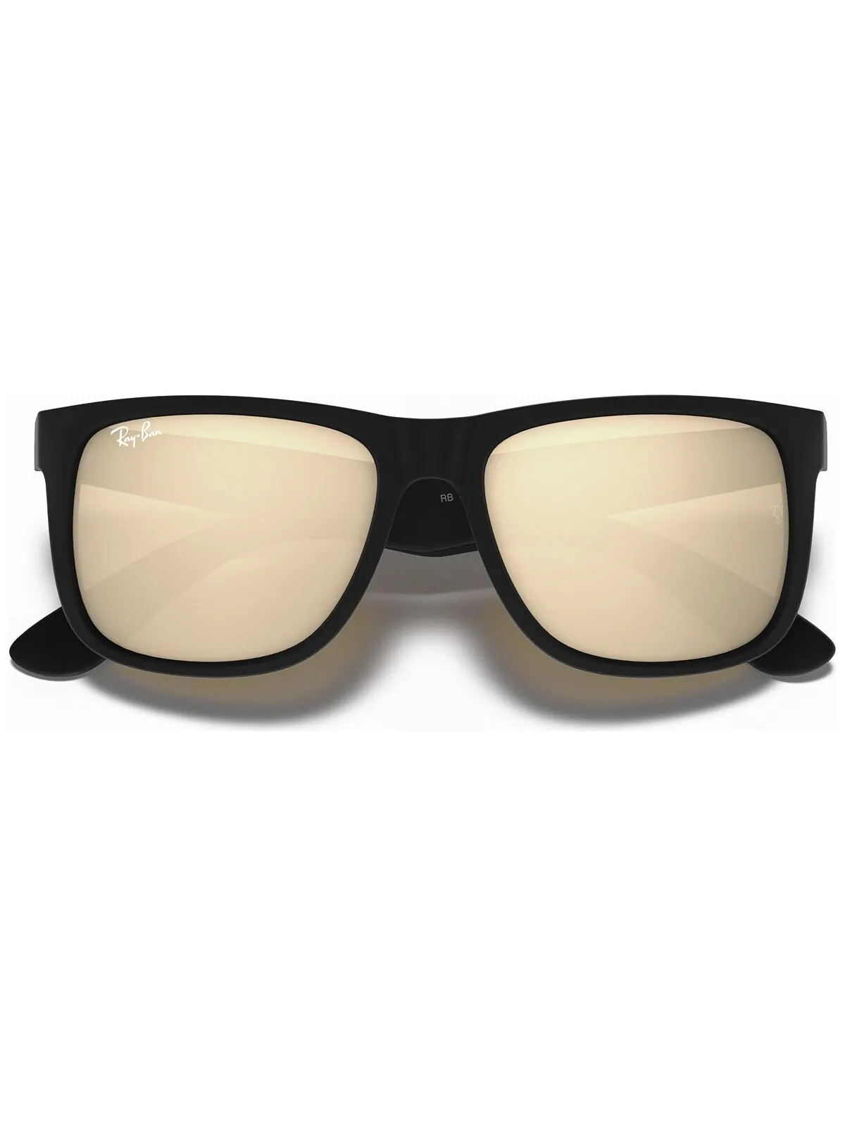 Солнцезащитные очки джастин зеркало rb4165 Ray-Ban — изображение 10 из 11, черный/оранжевый