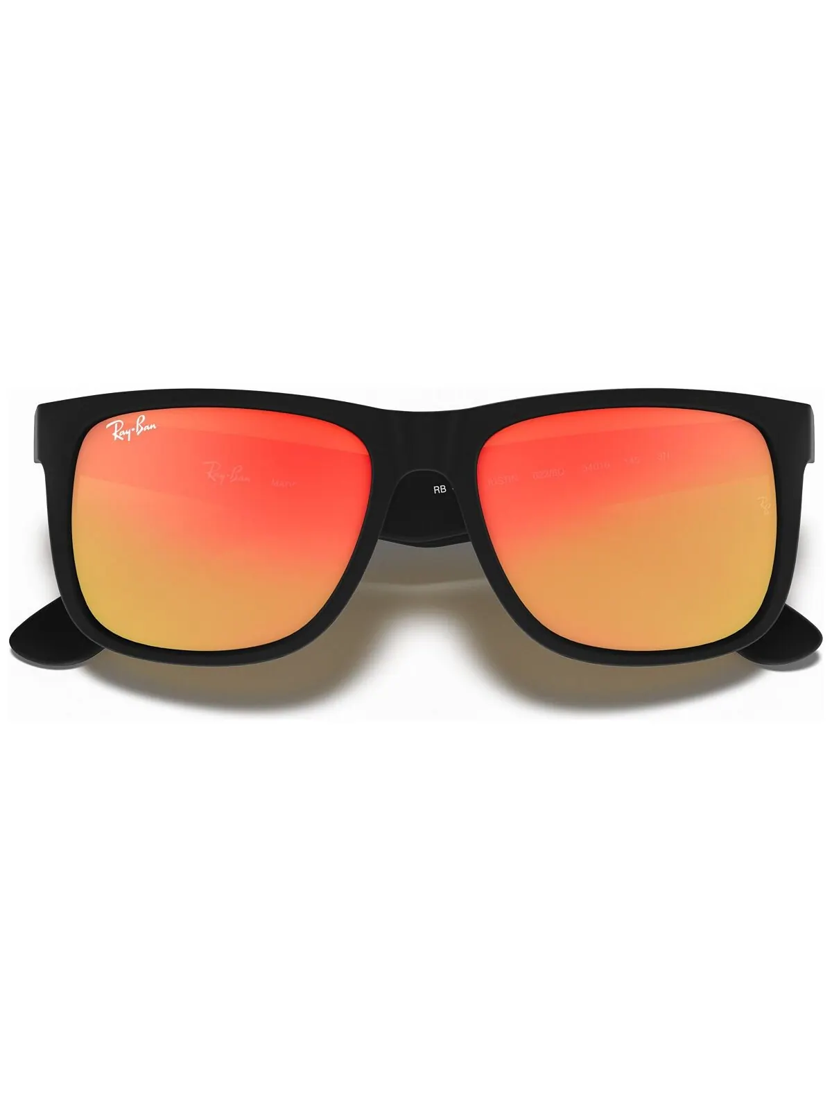 Солнцезащитные очки джастин зеркало rb4165 Ray-Ban — изображение 5 из 11, черный/оранжевый
