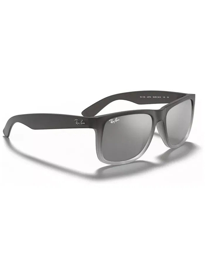 Унисекс солнцезащитные очки, RB4165 Justin Mirror Ray-Ban — изображение 4 из 10, серебристый