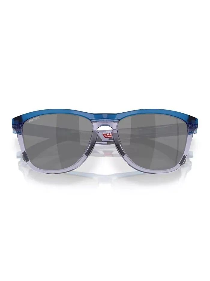 Мужские солнцезащитные очки Frogskins Range OO9284 Oakley — изображение 5 из 6, прозрачный синий