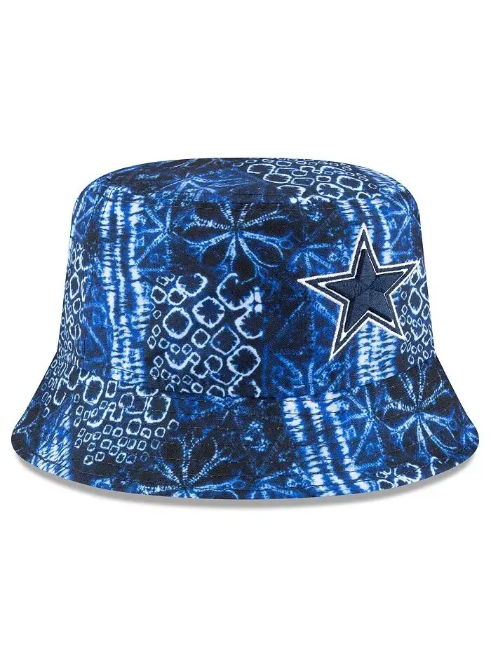 Мужская темно-синяя панама Dallas Cowboys Shibori New Era — изображение 2 из 4