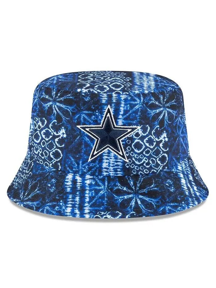 Мужская темно-синяя панама Dallas Cowboys Shibori New Era — изображение 4 из 4