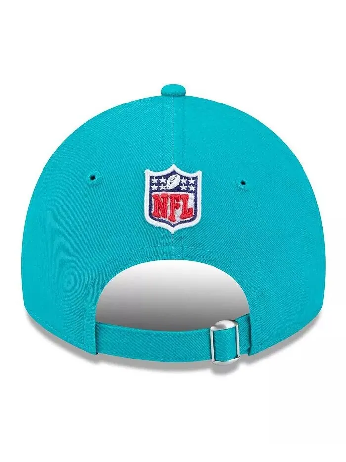Мужская регулируемая кепка Aqua Miami Dolphins 2024 Sideline 9TWENTY New Era — изображение 4 из 4