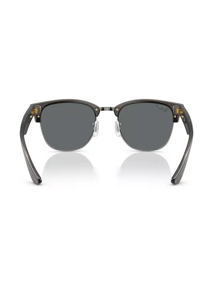 Унисекс солнцезащитные очки Clubmaster Reverse Polarized, RBR0504S Ray-Ban — изображение 4 из 6, прозрачный темный серый