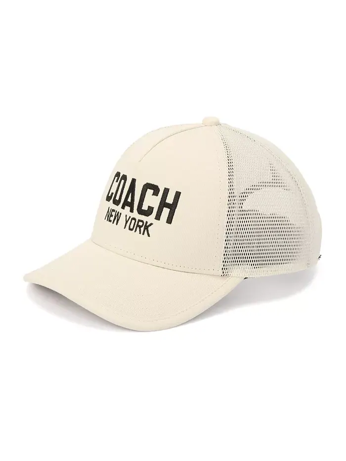Женская бейсболка New York Trucker COACH — изображение 2 из 4, мел