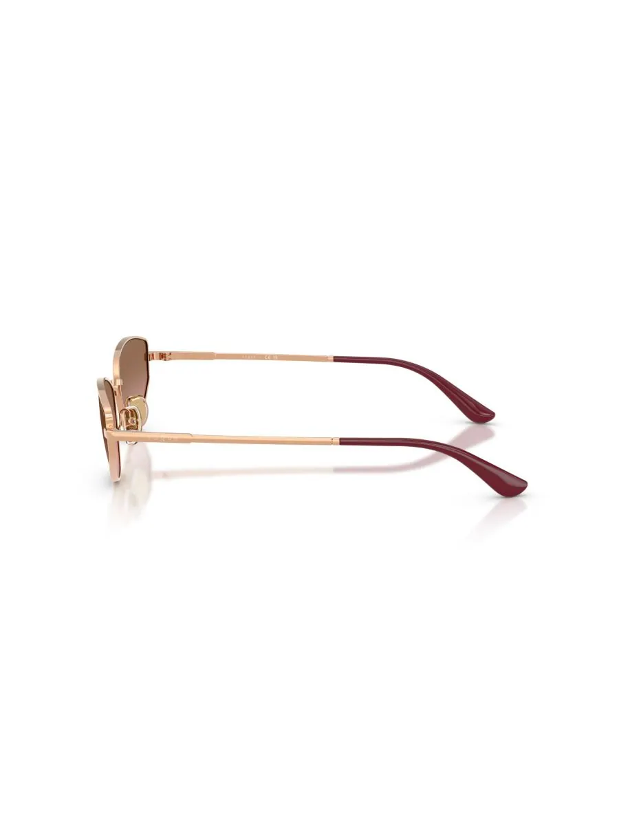 Женские солнцезащитные очки кошачий глаз, VO4339S Vogue Eyewear — изображение 3 из 6, розовый золотистый
