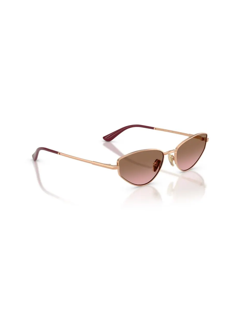 Женские солнцезащитные очки кошачий глаз, VO4339S Vogue Eyewear — изображение 4 из 6, розовый золотистый