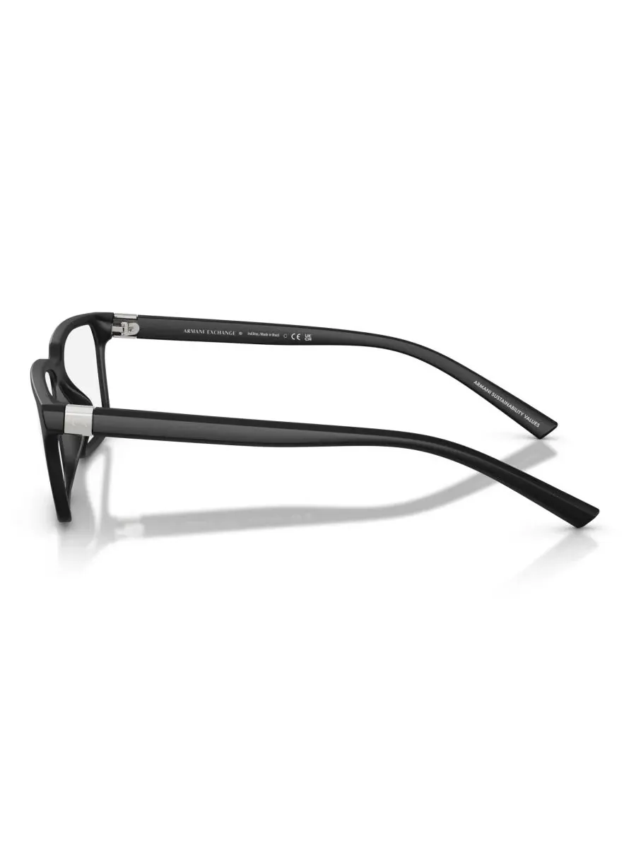 Мужские квадратные очки, AX3137U A|X Armani Exchange — изображение 3 из 5, черный