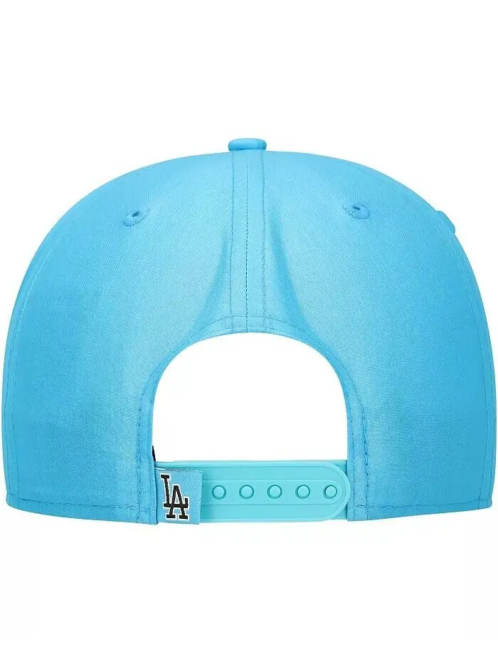 Мужская синяя неоновая кепка для гольфиста Los Angeles Dodgers Snapback New Era — изображение 4 из 4, синий