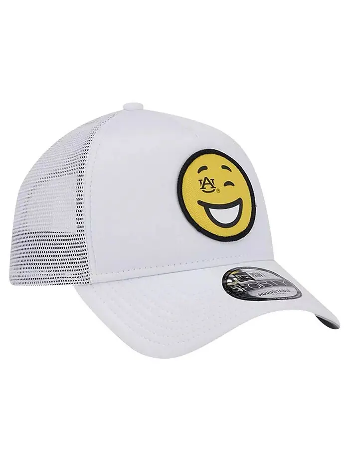 Мужская белая шапка Auburn Tigers Wink Foam Trucker Adjustable New Era — изображение 3 из 4