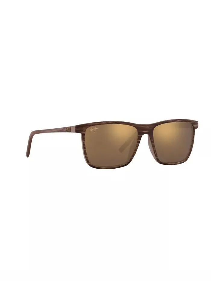 Поляризационные солнцезащитные очки унисекс, односторонние Maui Jim — изображение 4 из 10, коричневый
