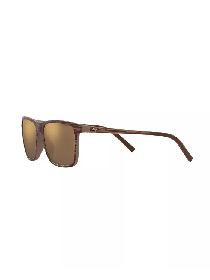 Поляризационные солнцезащитные очки унисекс, односторонние Maui Jim — изображение 5 из 10, коричневый